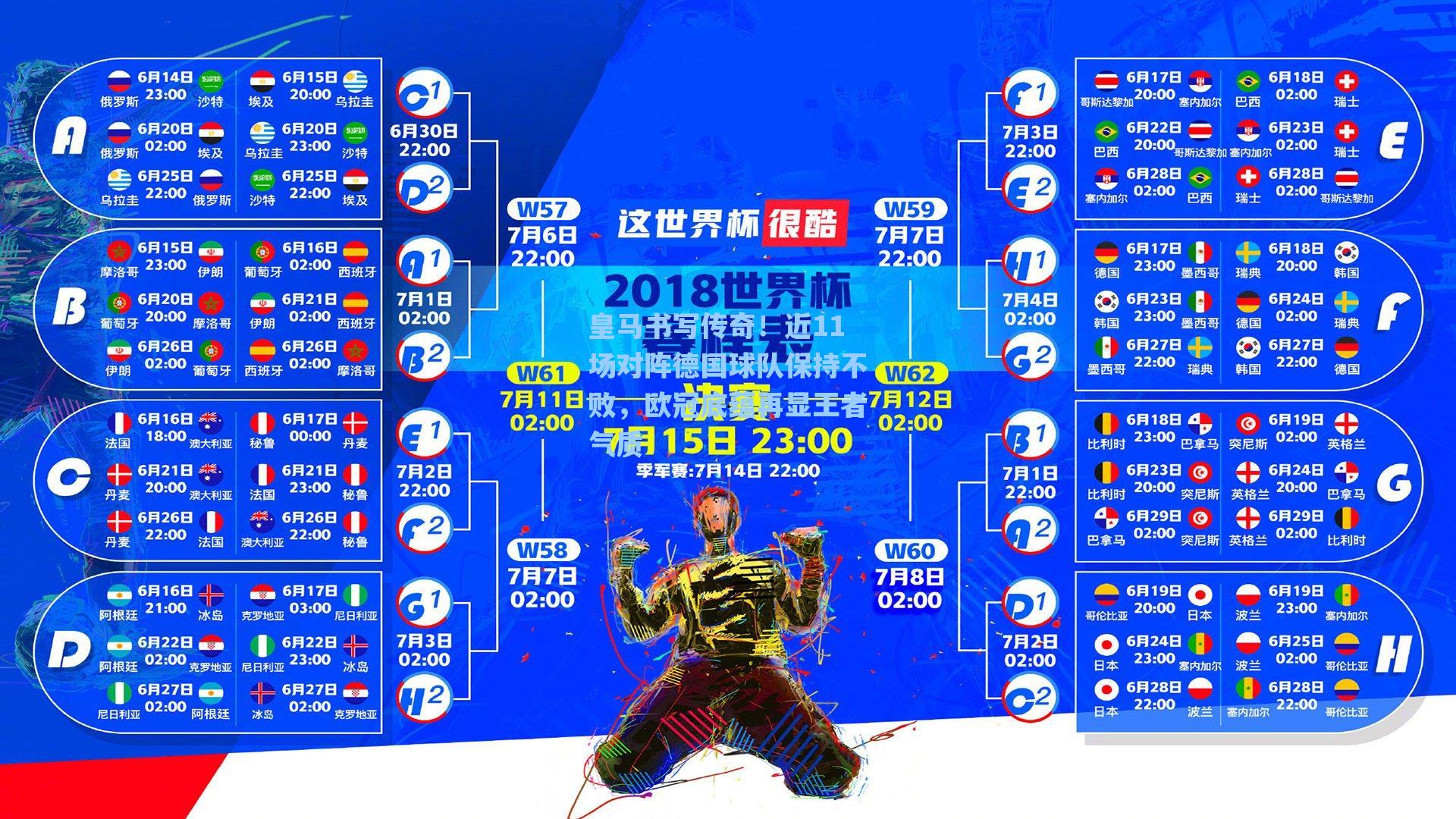 皇马书写传奇！近11场对阵德国球队保持不败，欧冠底蕴再显王者气质